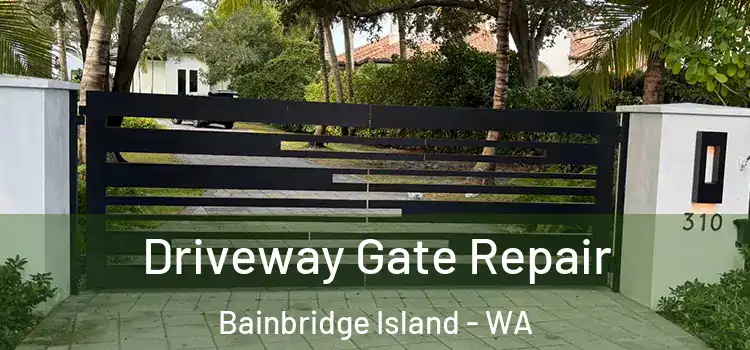 Driveway Gate Repair Bainbridge Island - WA